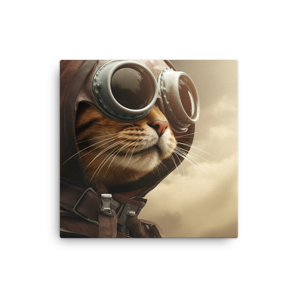 Abyssinian Pilot Canvas - PosterfyAI.com