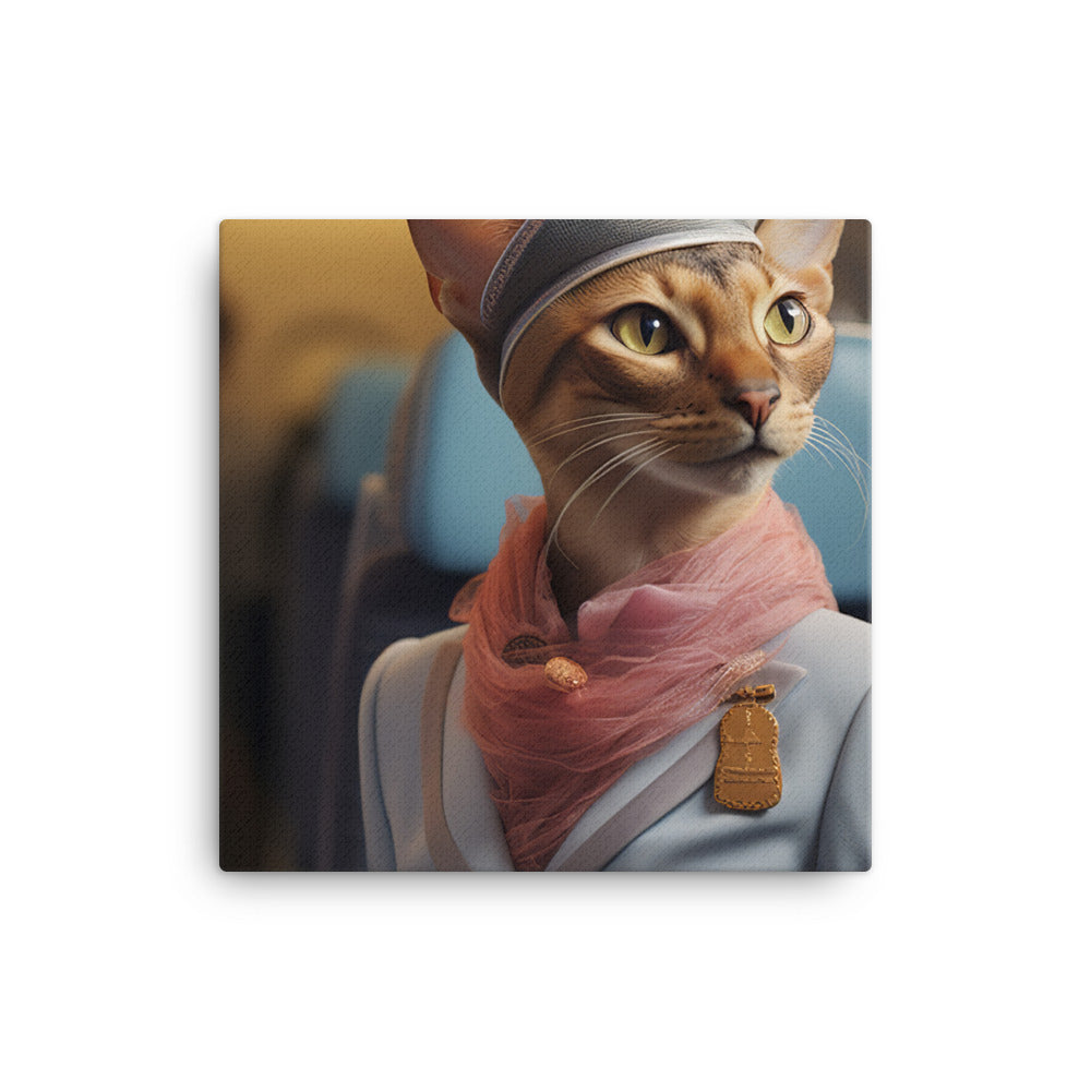 Abyssinian Cabin Crew Canvas - PosterfyAI.com