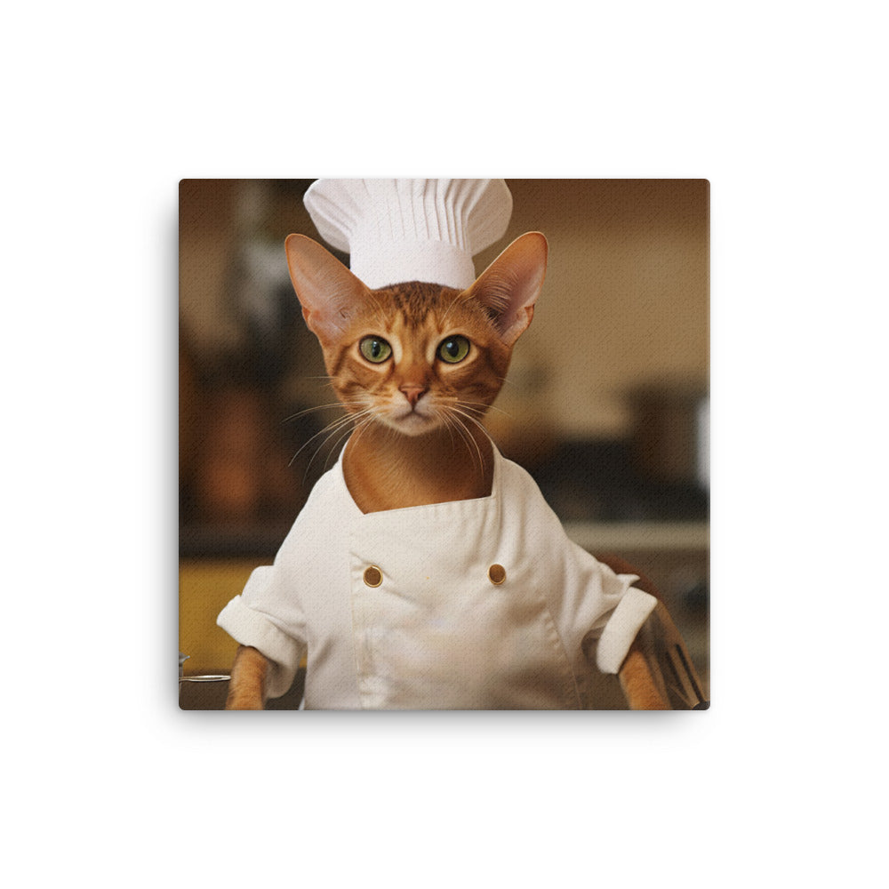 Abyssinian Chef Canvas - PosterfyAI.com