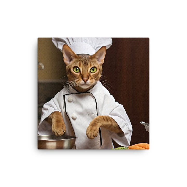 Abyssinian Chef Canvas - PosterfyAI.com