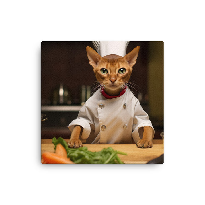 Abyssinian Chef Canvas - PosterfyAI.com