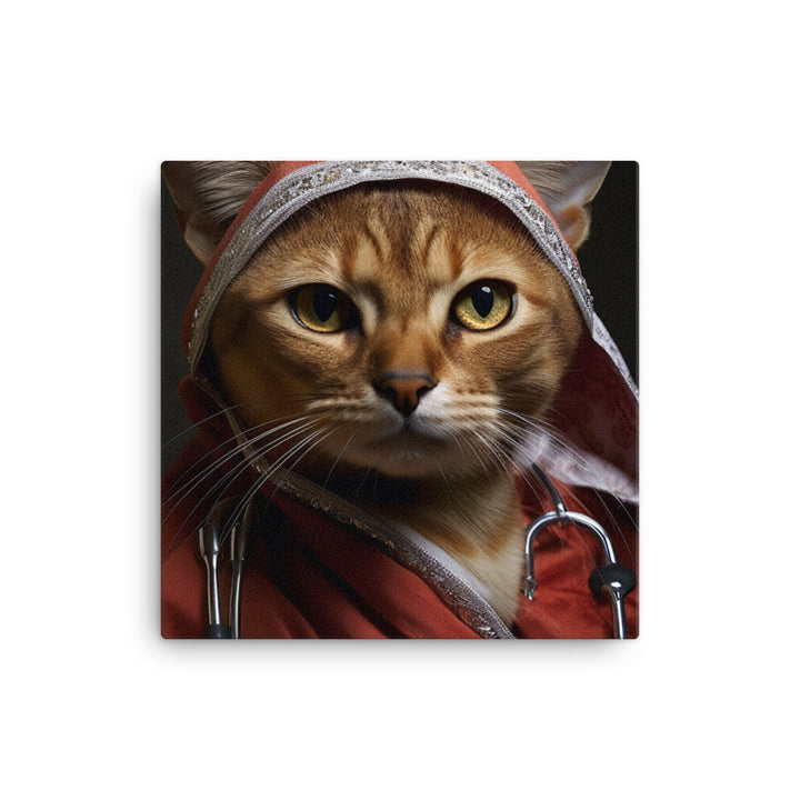 Abyssinian Nurse Canvas - PosterfyAI.com