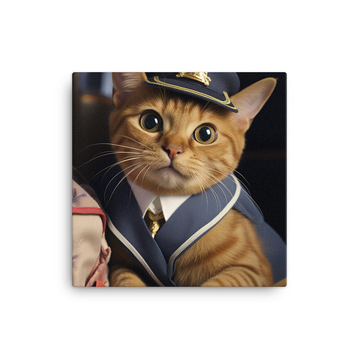 Abyssinian Mail Carrier Canvas - PosterfyAI.com