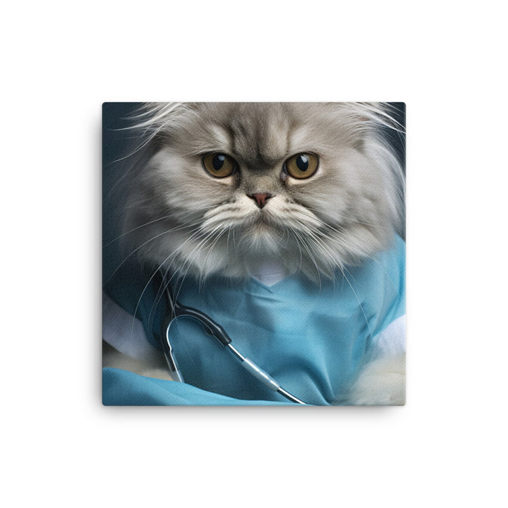 Persian Nurse Canvas - PosterfyAI.com