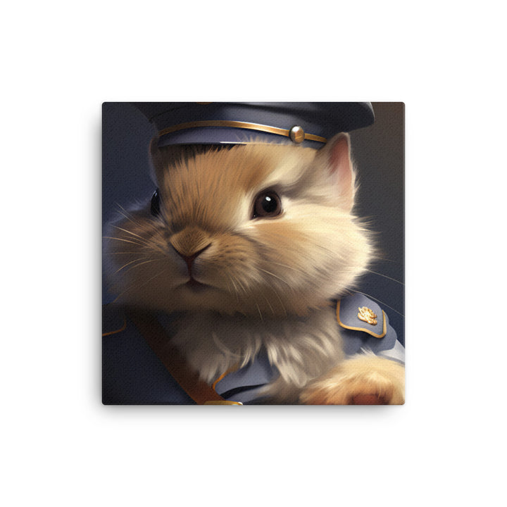 Lionhead Security Officer Canvas - PosterfyAI.com