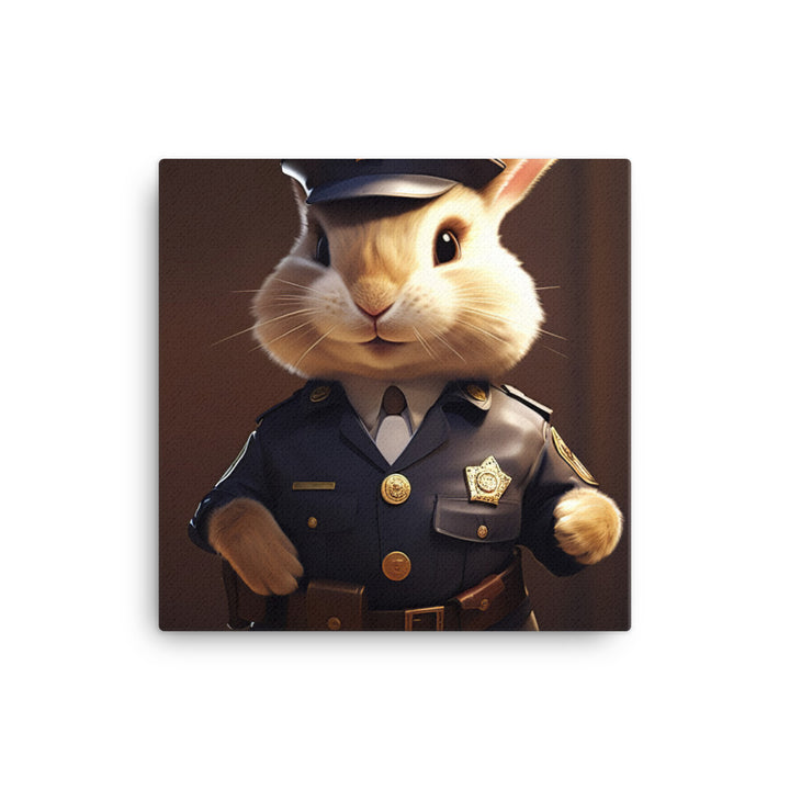 Lionhead Security Officer Canvas - PosterfyAI.com