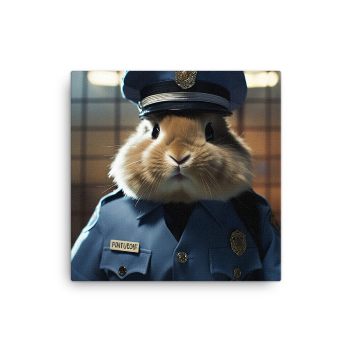 Lionhead Prison Officer Canvas - PosterfyAI.com