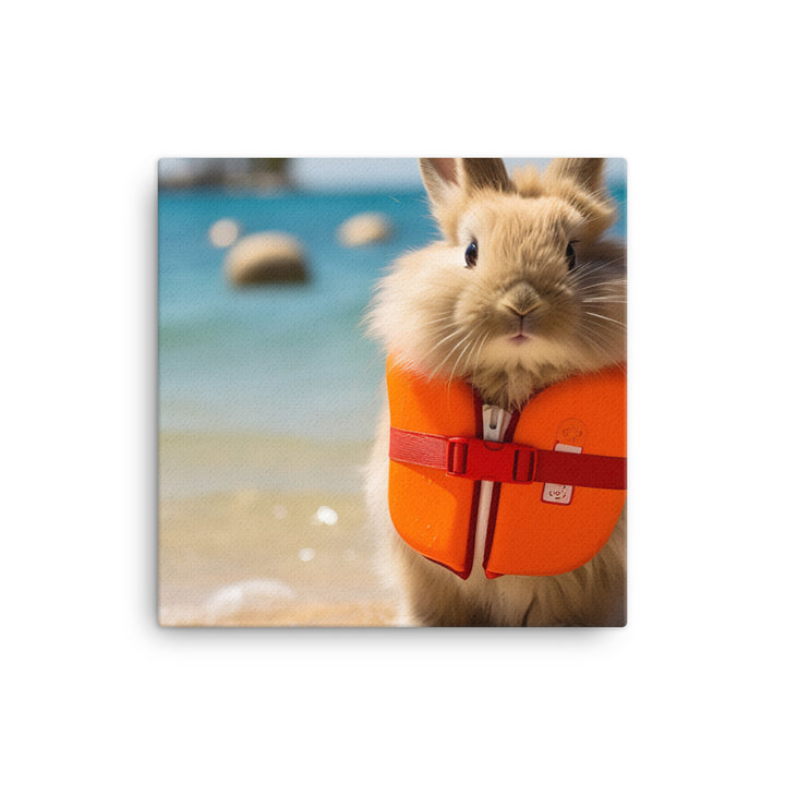 Lionhead Lifeguard Canvas - PosterfyAI.com