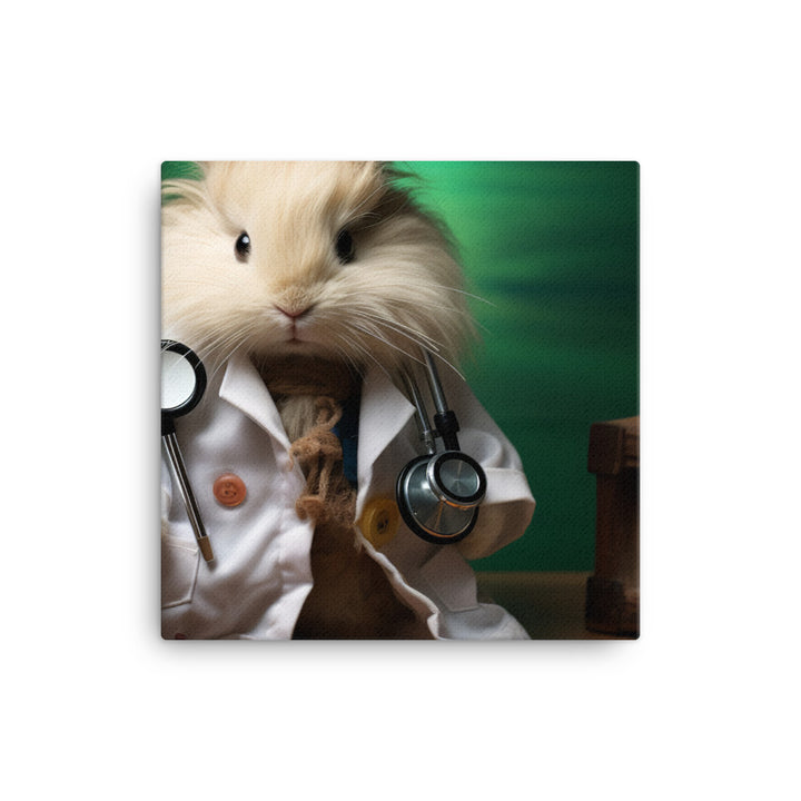 Lionhead Doctor Canvas - PosterfyAI.com