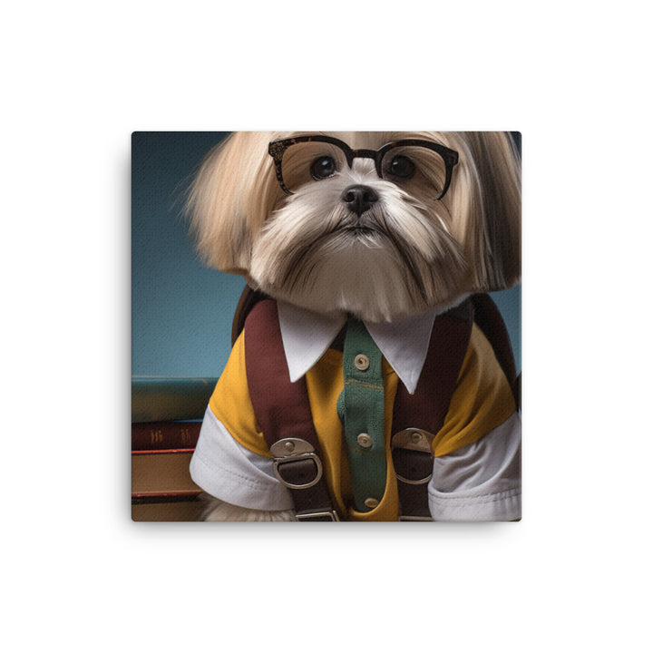 Lhasa Apso Student Canvas - PosterfyAI.com