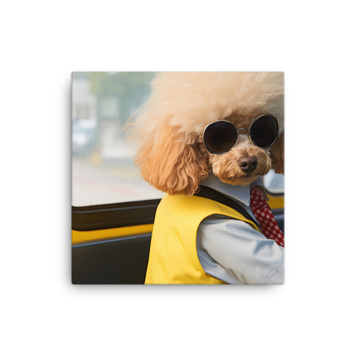 Poodle Transit Operator Canvas - PosterfyAI.com