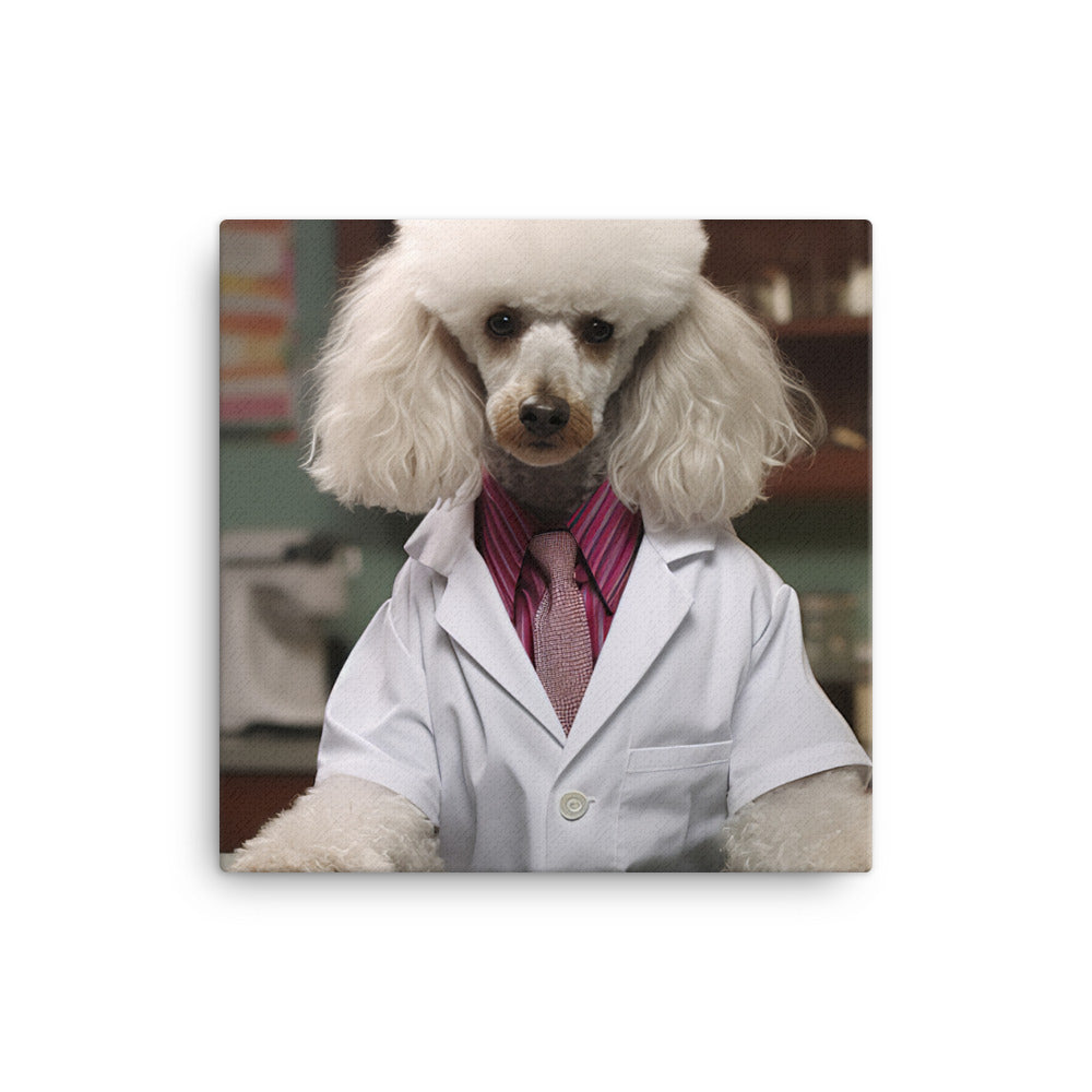 Poodle Pharmacist Canvas - PosterfyAI.com