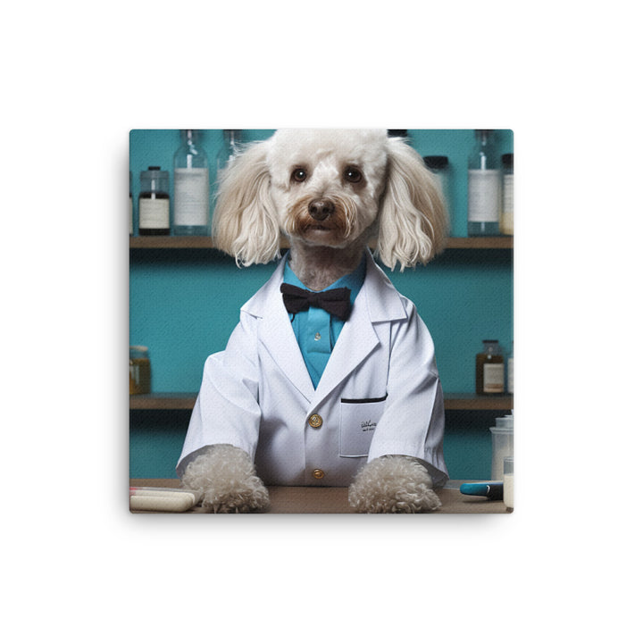 Poodle Pharmacist Canvas - PosterfyAI.com