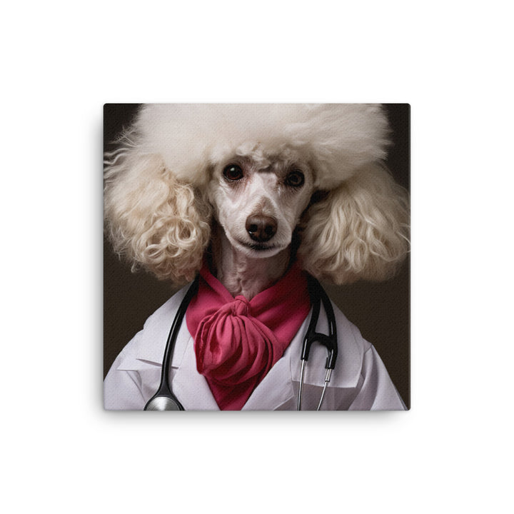 Poodle Nurse Canvas - PosterfyAI.com