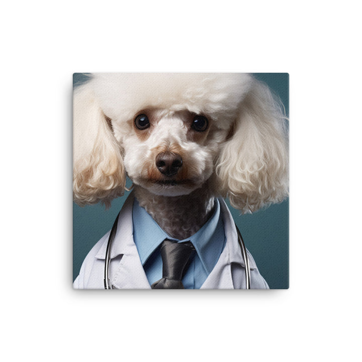 Poodle Doctor Canvas - PosterfyAI.com