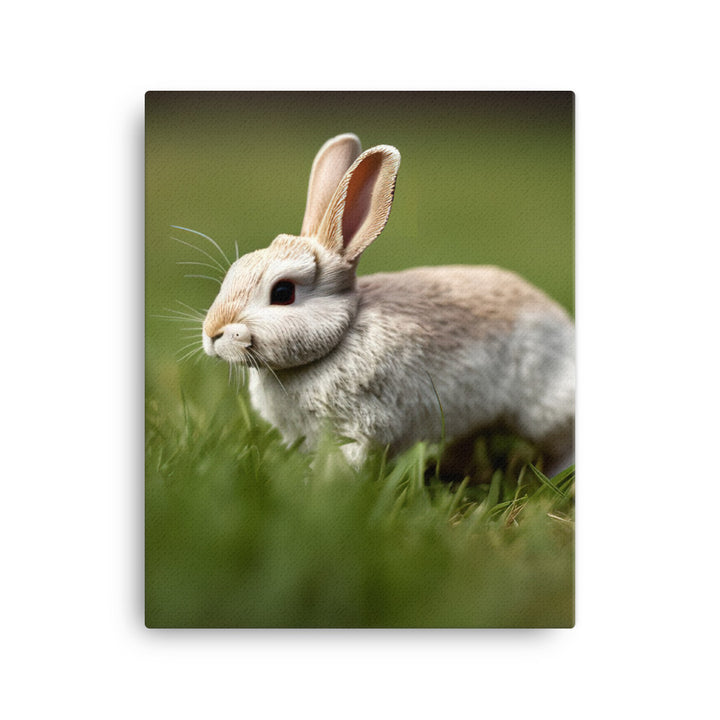Mini Rex Bunny Canvas - PosterfyAI.com