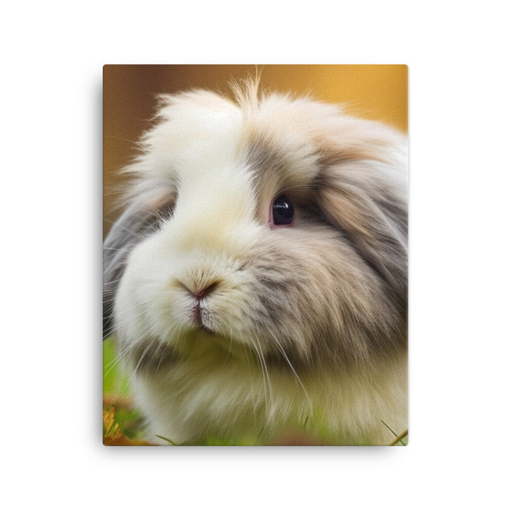 Fluffy American Fuzzy Lop Canvas - PosterfyAI.com