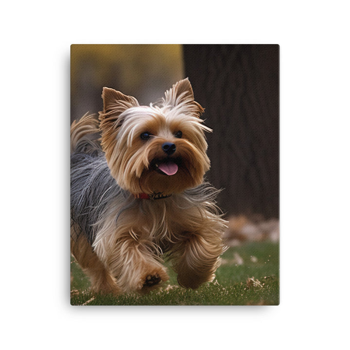Yorkshire Terrier on-the-Go Canvas - PosterfyAI.com