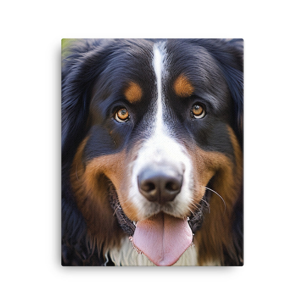 Regal Bernese Mountain Dog Canvas - PosterfyAI.com