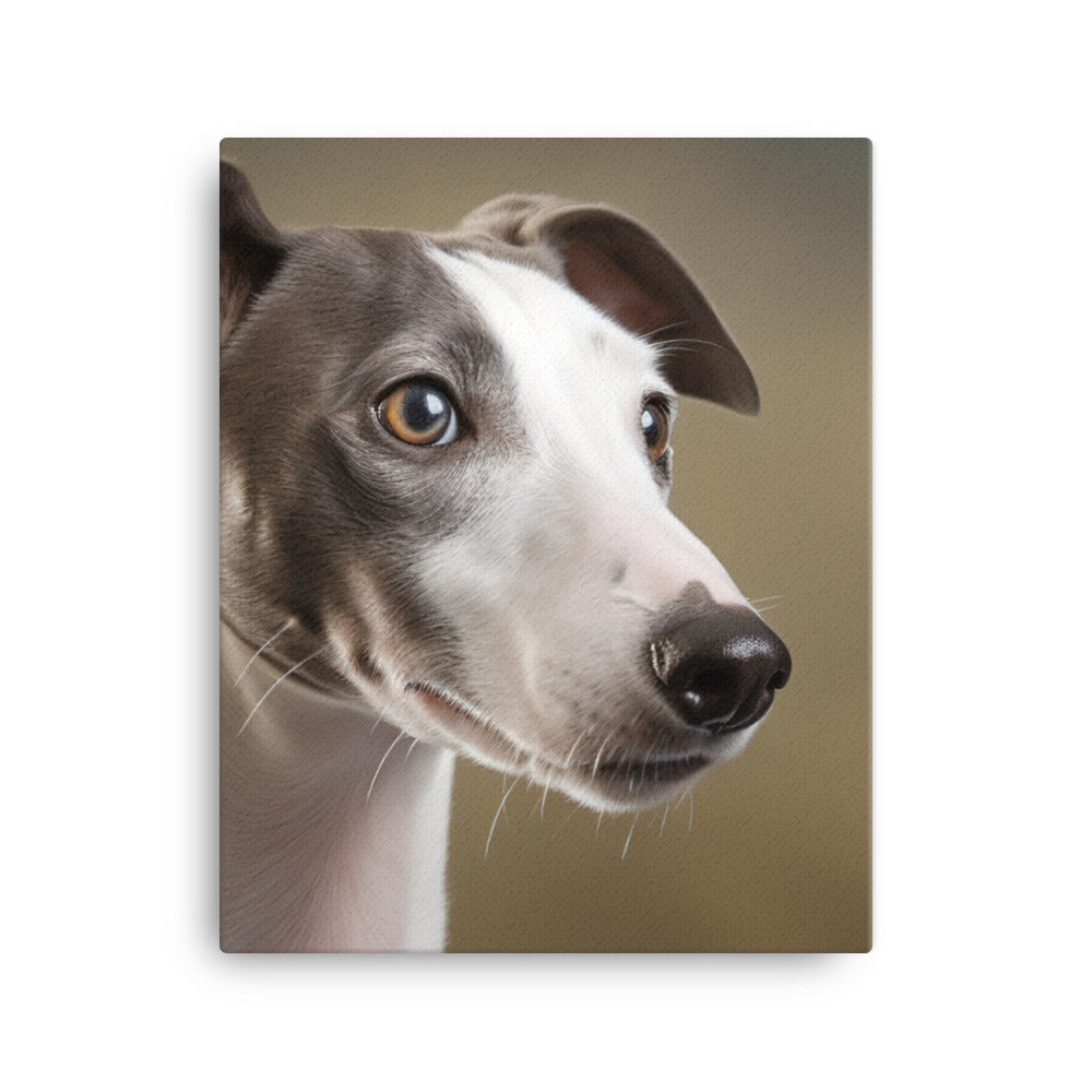 Graceful Whippet Canvas - PosterfyAI.com