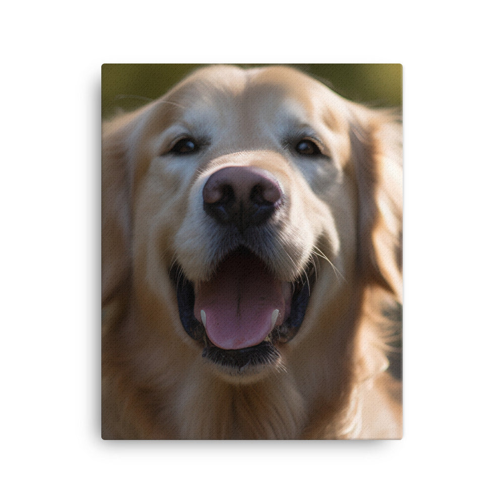 Golden Retriever Canvas - PosterfyAI.com