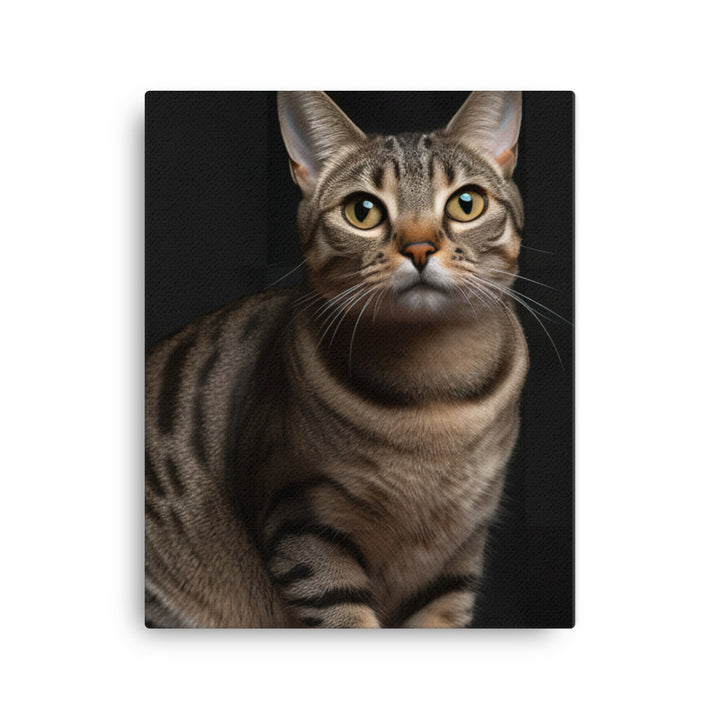 American Shorthair Cat Canvas - PosterfyAI.com