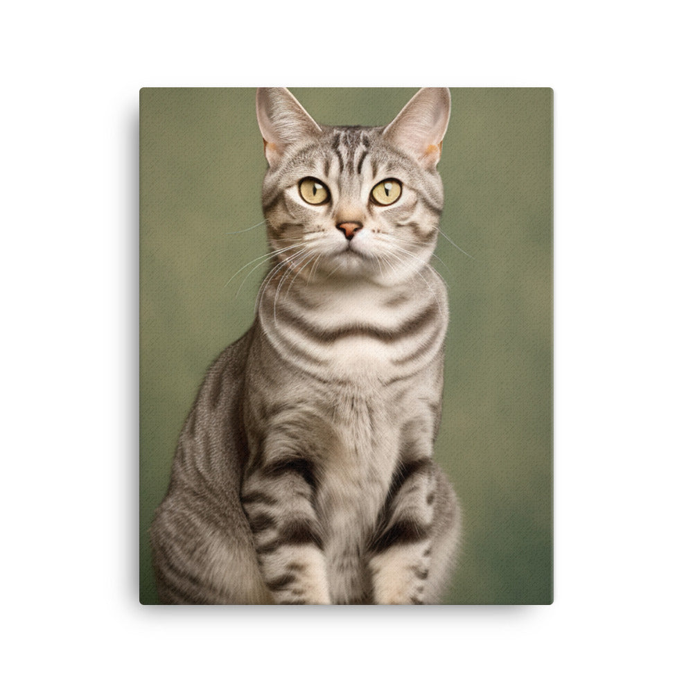 American Shorthair Cat Canvas - PosterfyAI.com