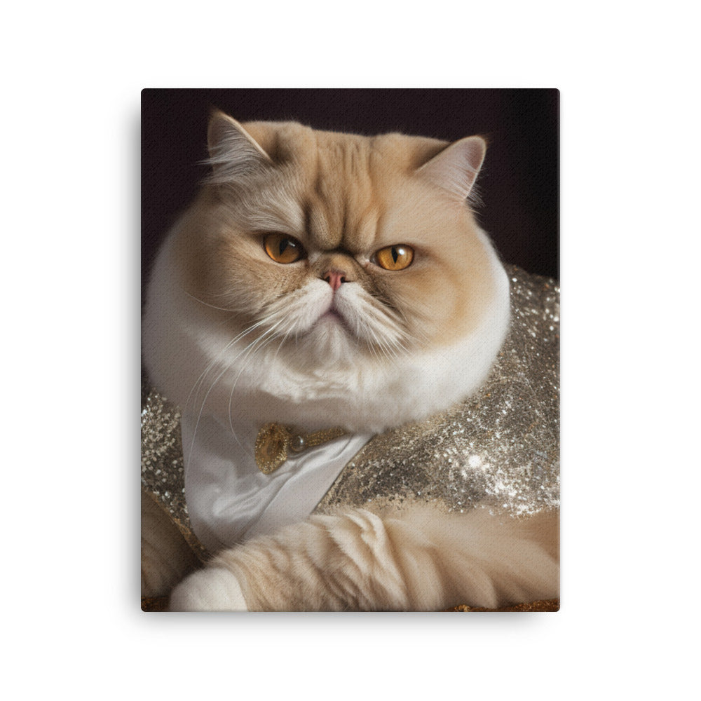 Exotic Shorthair Canvas - PosterfyAI.com