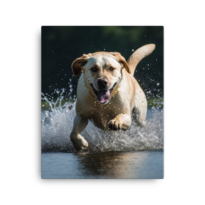 Labrador Retriever Canvas - PosterfyAI.com