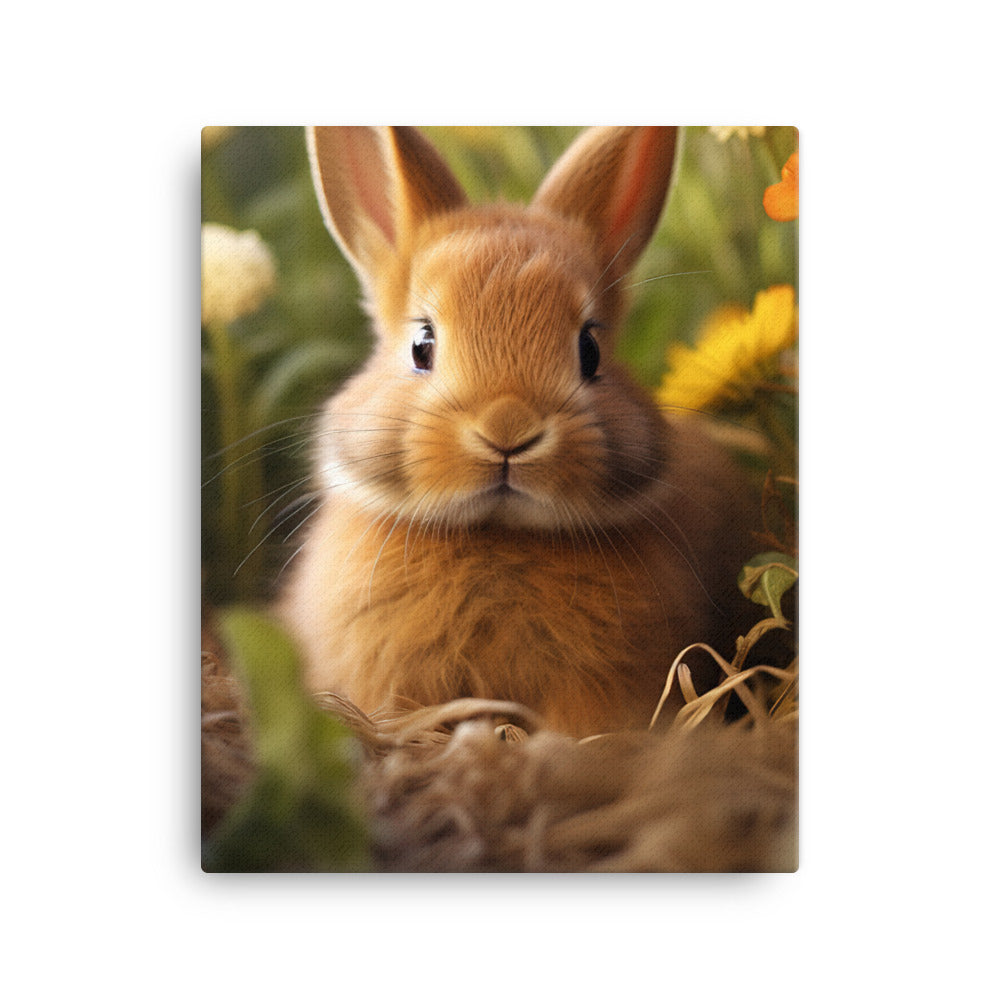 Cute Cinnamon Bundle of Joy Canvas - PosterfyAI.com