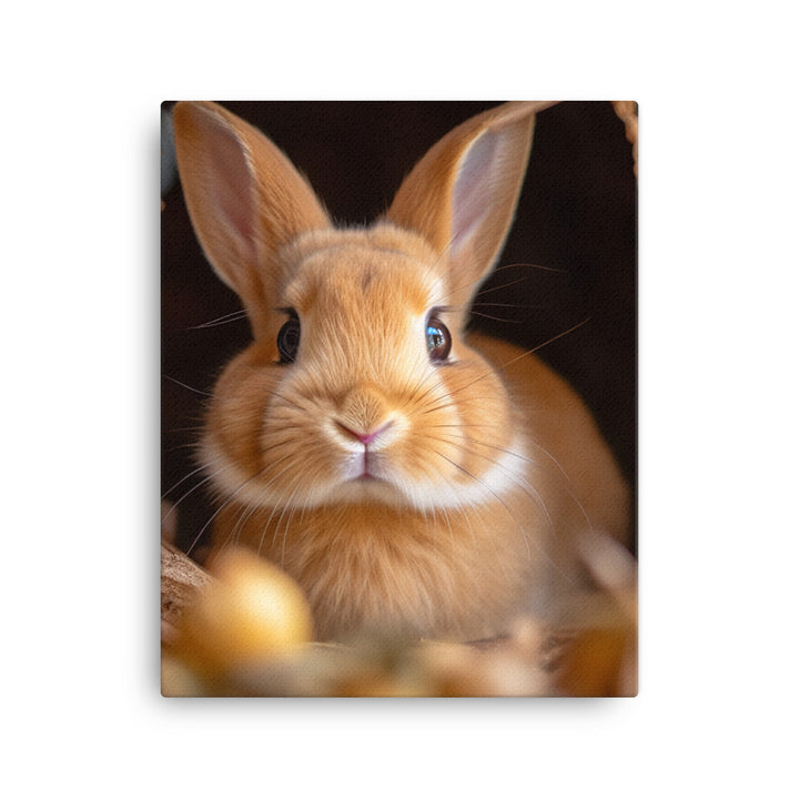 Charming Cinnamon Companion Canvas - PosterfyAI.com