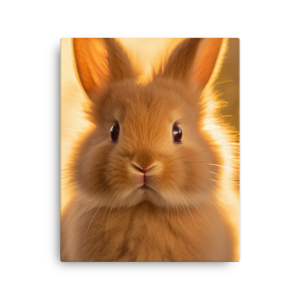 Adorable Cinnamon Fluffball Canvas - PosterfyAI.com