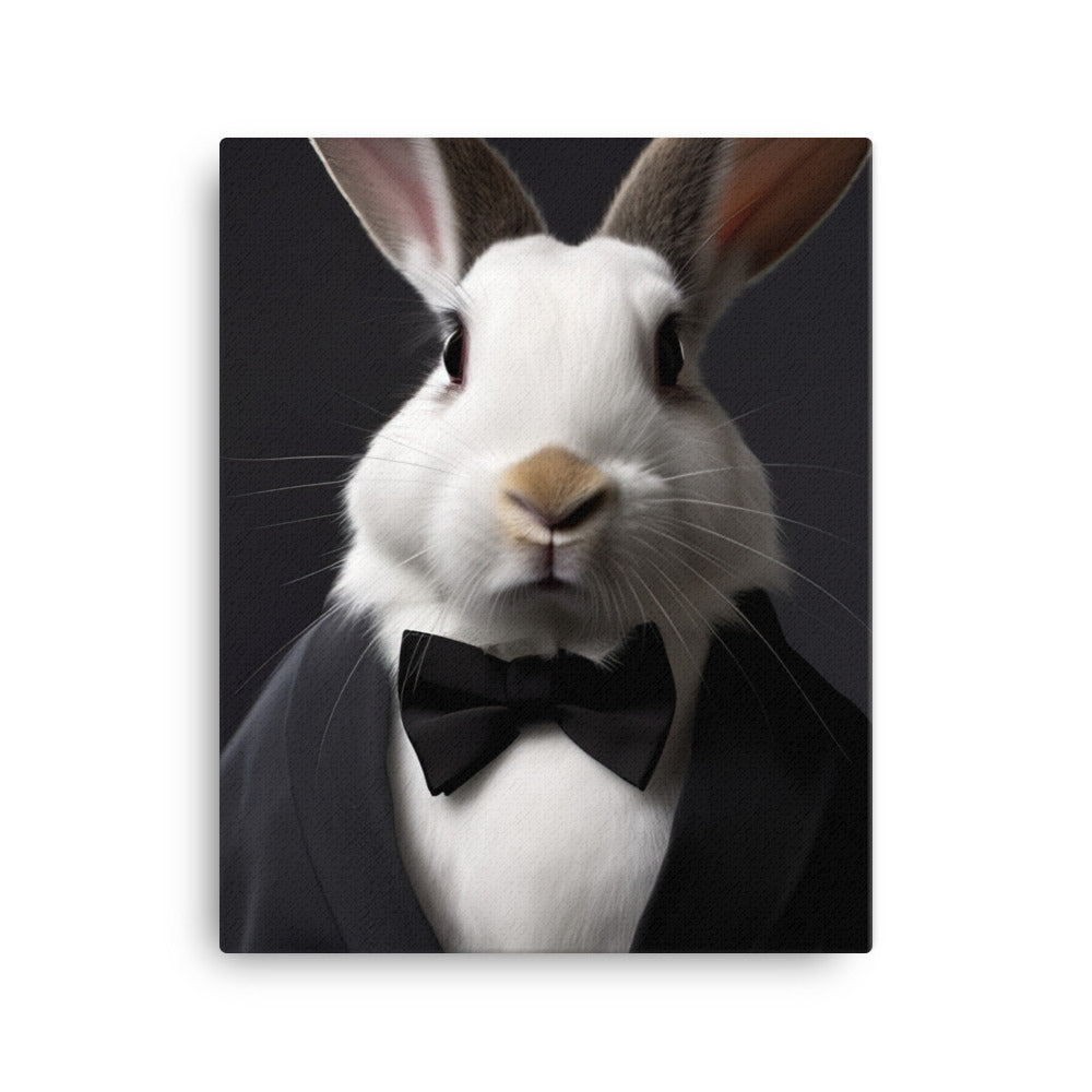 Beveren Bunny Canvas - PosterfyAI.com