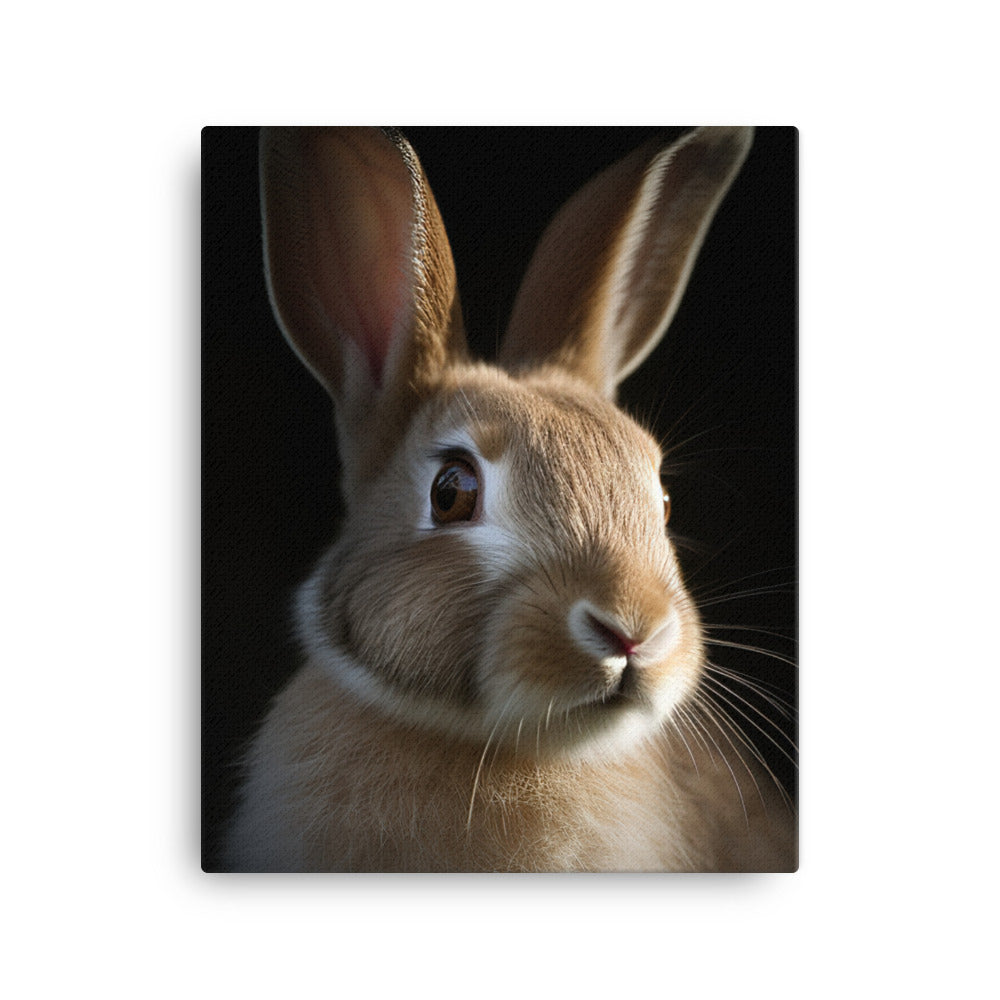 Beveren Bunny Canvas - PosterfyAI.com