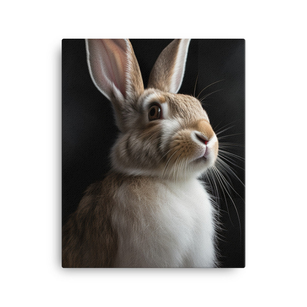 Beveren Bunny Canvas - PosterfyAI.com