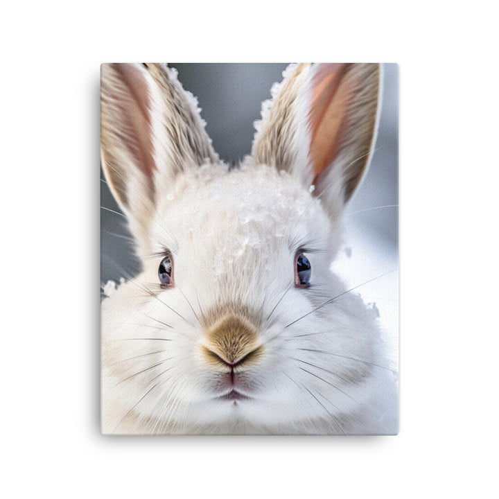 Florida White Bunny Canvas - PosterfyAI.com