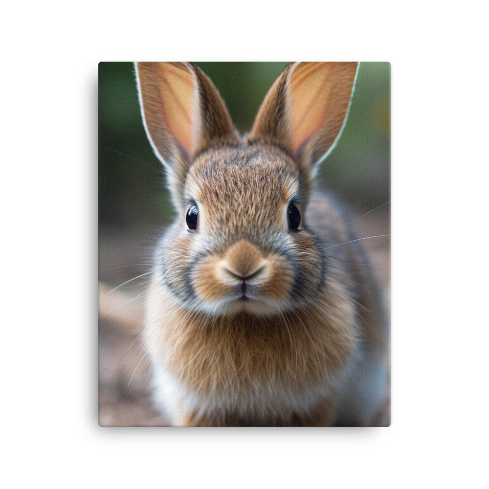 Adorable Rhinelander Bunny Canvas - PosterfyAI.com