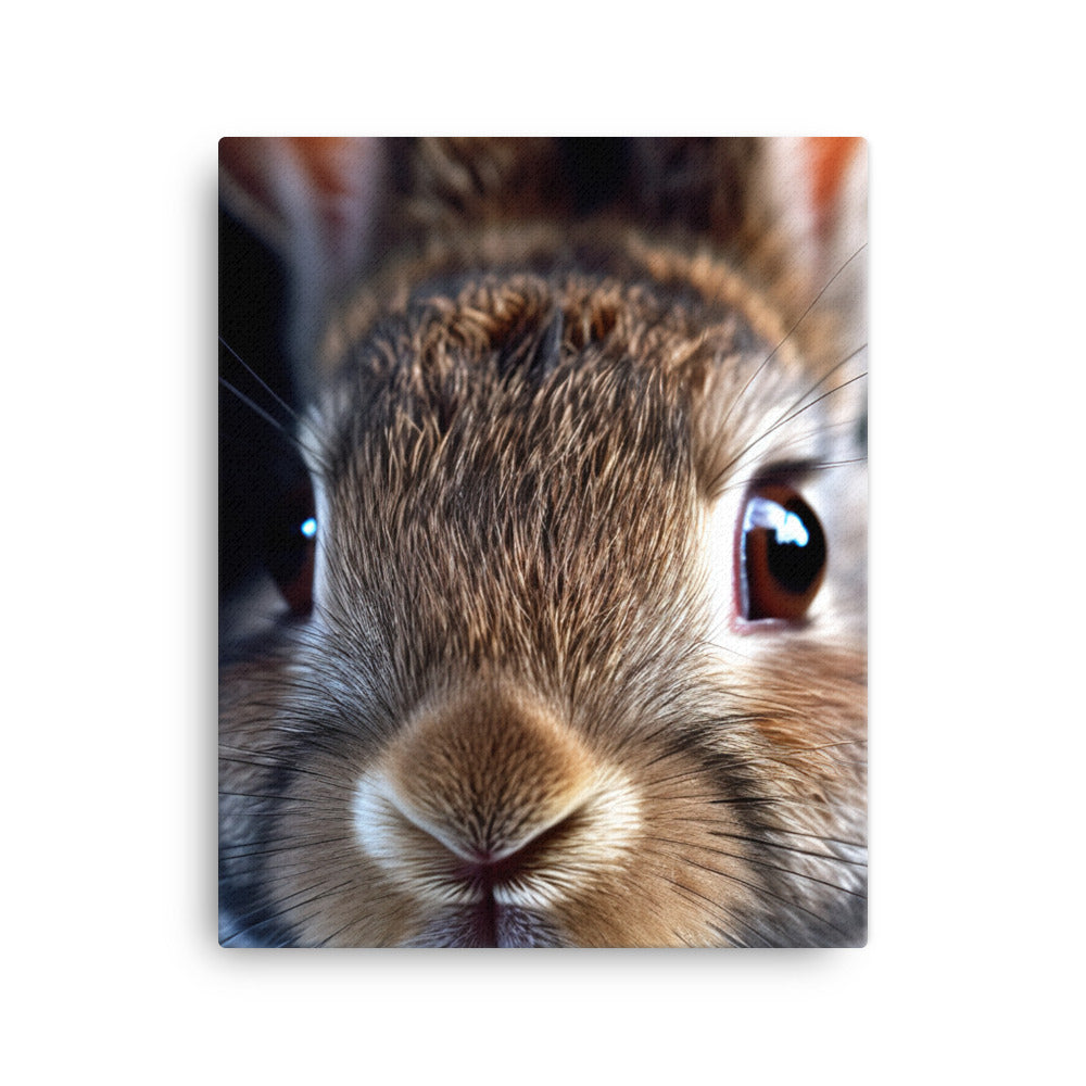 Charming Britannia Petite Bunny Canvas - PosterfyAI.com