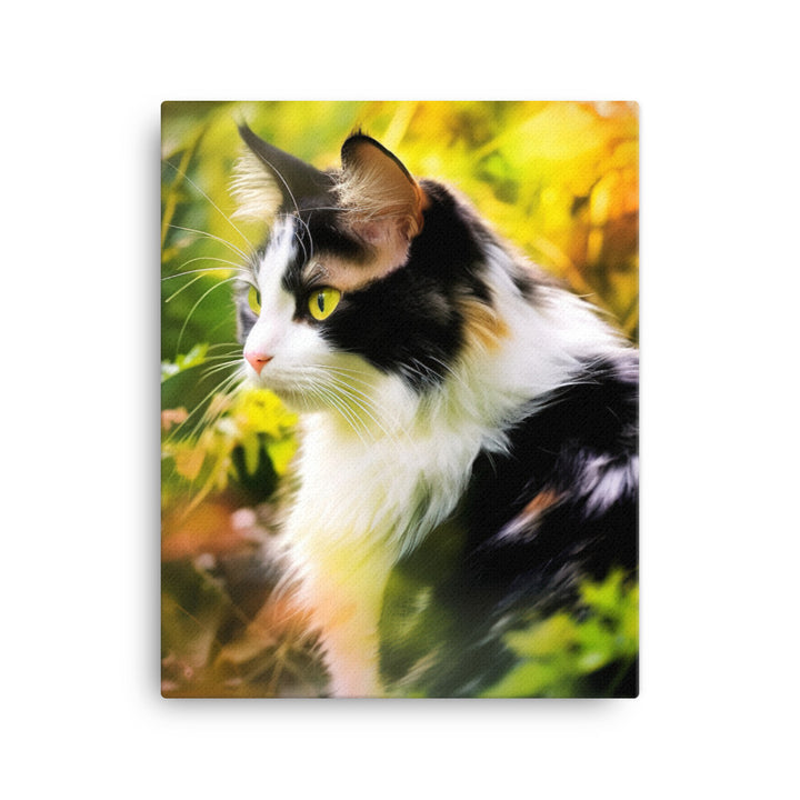 Beauty of Manx Cat Canvas - PosterfyAI.com