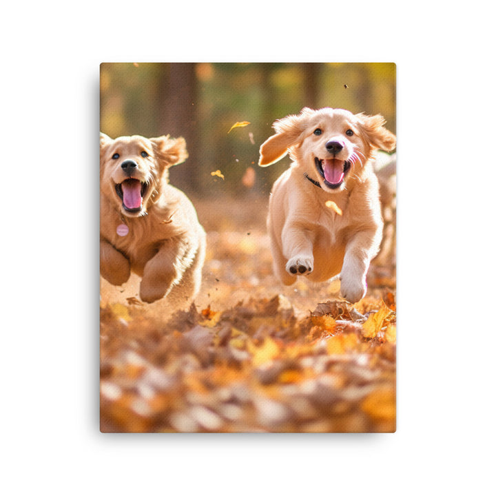 Golden Retriever Canvas - PosterfyAI.com