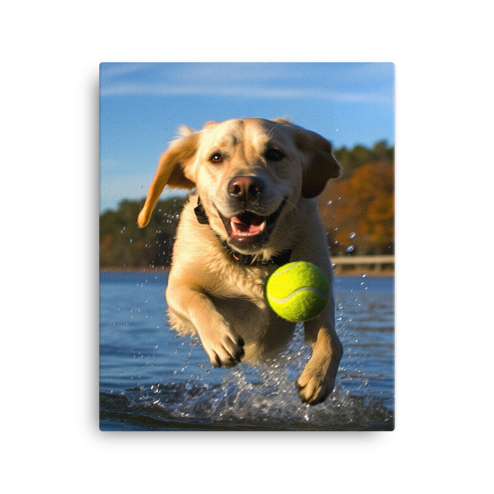 Labrador Retriever Canvas - PosterfyAI.com