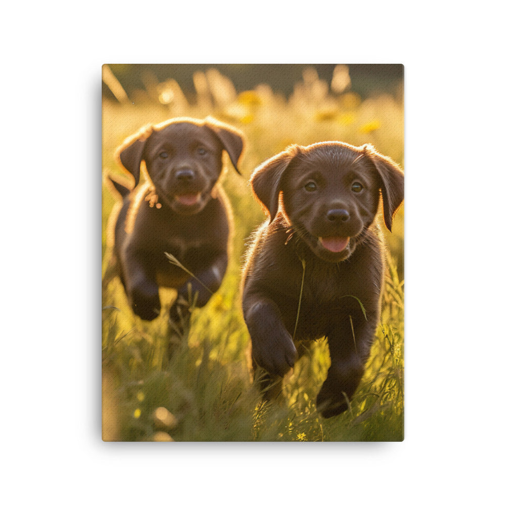 Labrador Retriever Canvas - PosterfyAI.com