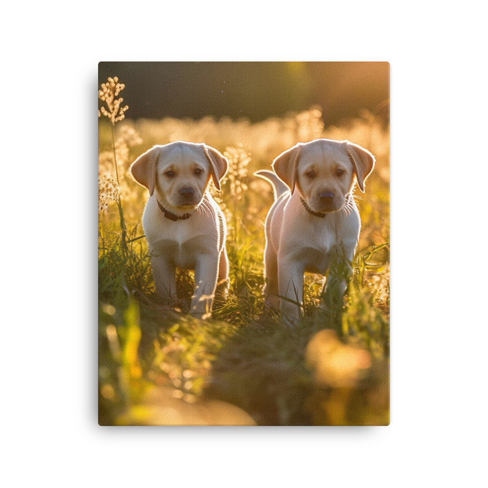 Labrador Retriever Canvas - PosterfyAI.com