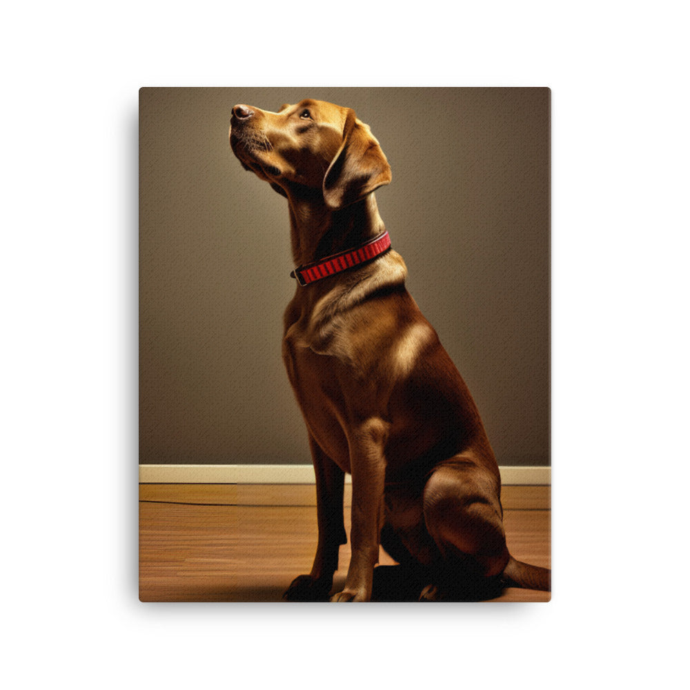 Labrador Retriever Canvas - PosterfyAI.com