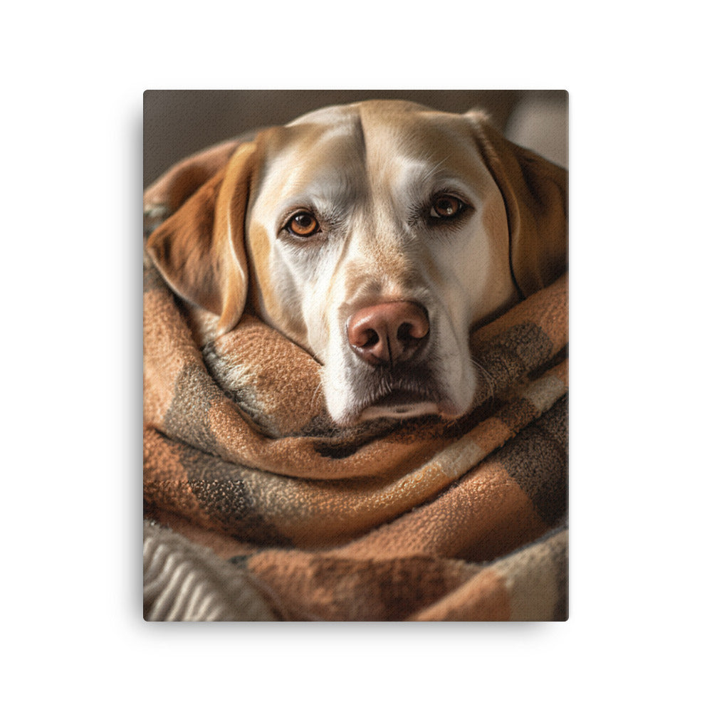 Labrador Retriever Canvas - PosterfyAI.com