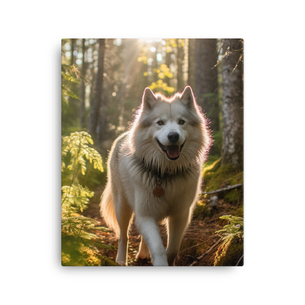 Alaskan Malamute Canvas - PosterfyAI.com