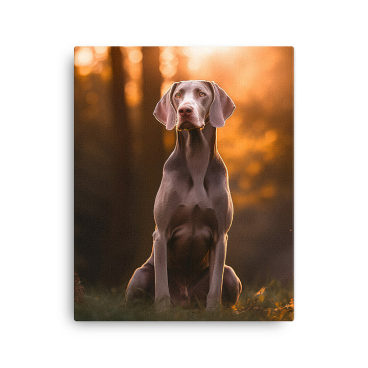 Weimaraner Canvas - PosterfyAI.com