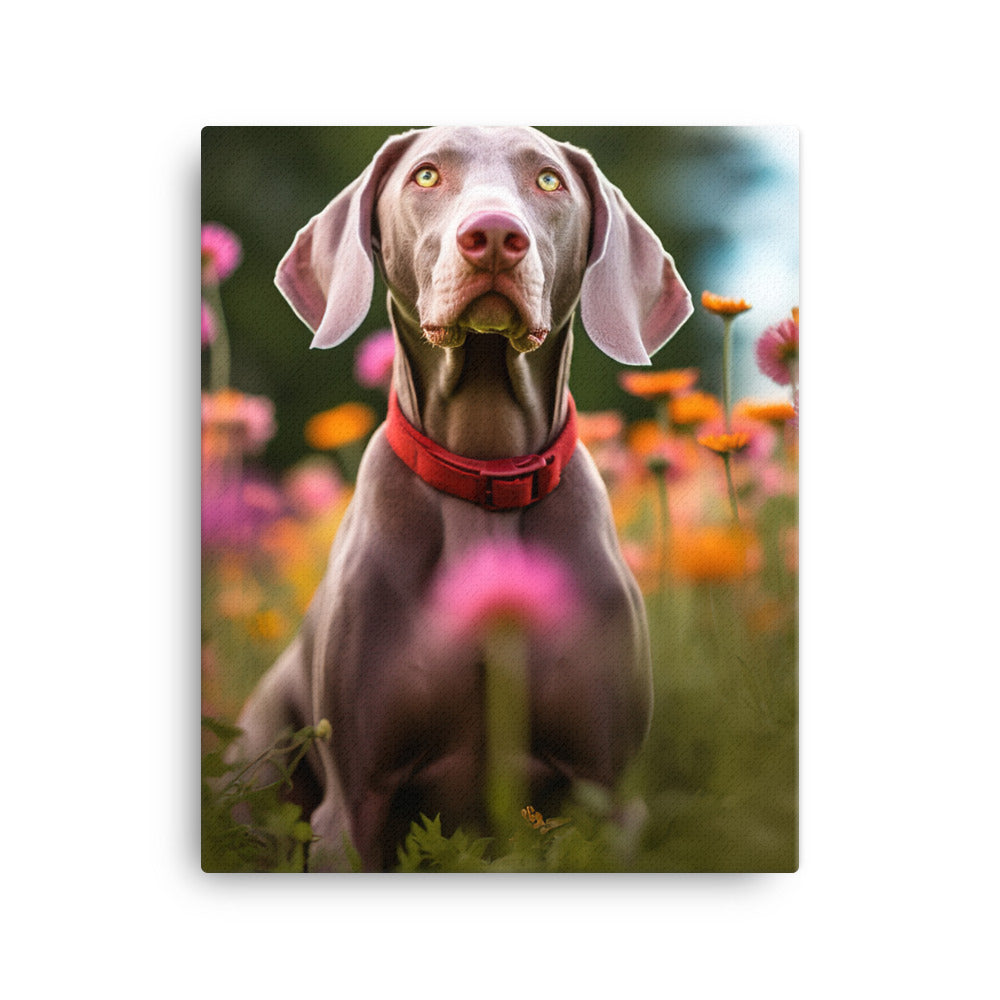 Weimaraner Canvas - PosterfyAI.com