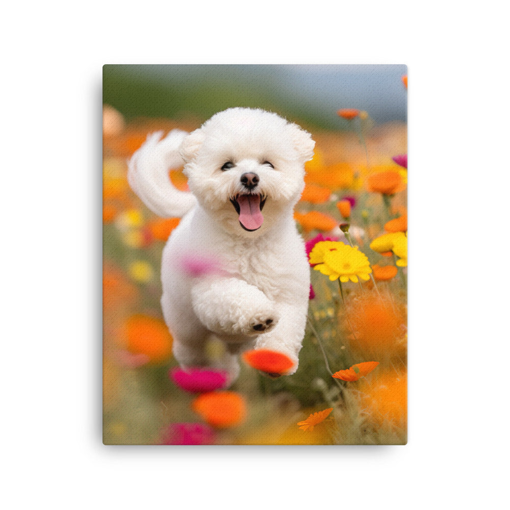 Bichon Frise Canvas - PosterfyAI.com