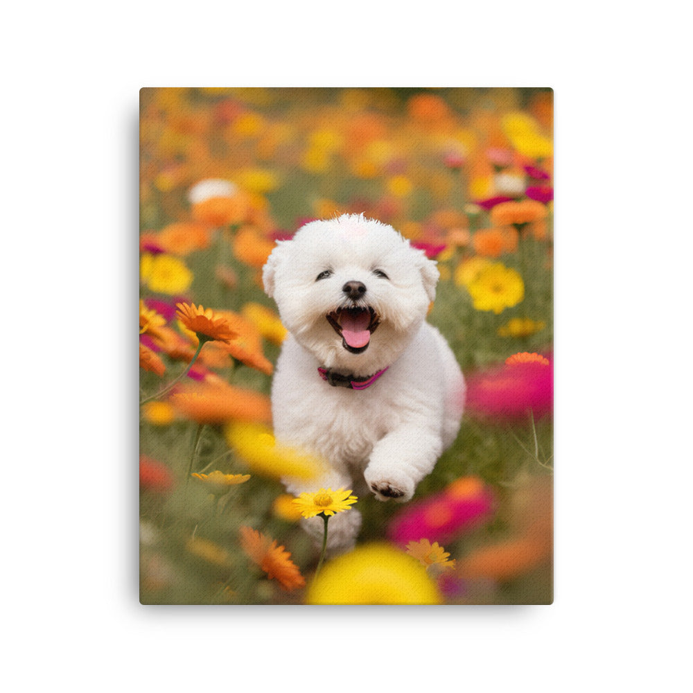 Bichon Frise Canvas - PosterfyAI.com